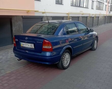 Синій Опель Астра, об'ємом двигуна 1.4 л та пробігом 217 тис. км за 2700 $, фото 3 на Automoto.ua