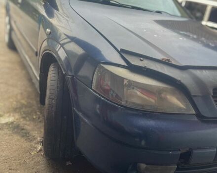 Синий Опель Астра, объемом двигателя 1.4 л и пробегом 213 тыс. км за 2200 $, фото 2 на Automoto.ua