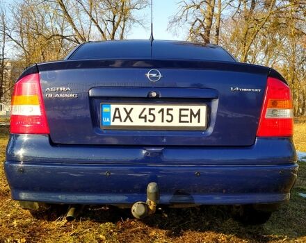 Синий Опель Астра, объемом двигателя 1.4 л и пробегом 104 тыс. км за 4200 $, фото 3 на Automoto.ua