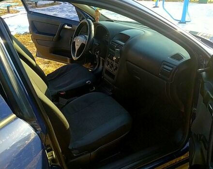 Синий Опель Астра, объемом двигателя 1.4 л и пробегом 104 тыс. км за 4200 $, фото 2 на Automoto.ua