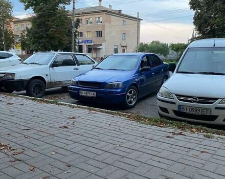 Синій Опель Астра, об'ємом двигуна 1.6 л та пробігом 277 тис. км за 4000 $, фото 1 на Automoto.ua