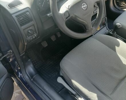 Синий Опель Астра, объемом двигателя 1.6 л и пробегом 215 тыс. км за 3000 $, фото 14 на Automoto.ua