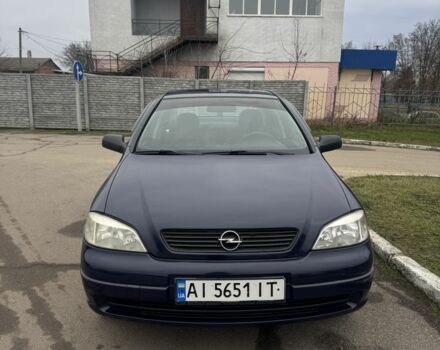 Синий Опель Астра, объемом двигателя 1.4 л и пробегом 279 тыс. км за 3900 $, фото 1 на Automoto.ua