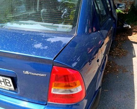 Синий Опель Астра, объемом двигателя 1.6 л и пробегом 46 тыс. км за 1500 $, фото 4 на Automoto.ua