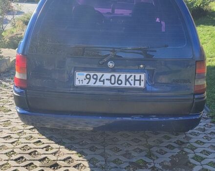 Синій Опель Астра, об'ємом двигуна 1.6 л та пробігом 367 тис. км за 1400 $, фото 7 на Automoto.ua