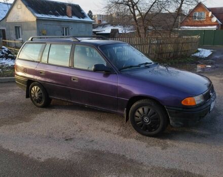 Синий Опель Астра, объемом двигателя 1.7 л и пробегом 308 тыс. км за 2150 $, фото 1 на Automoto.ua