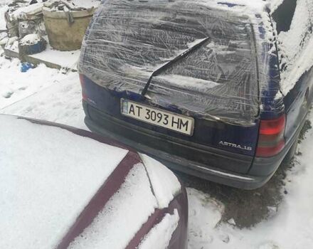 Синий Опель Астра, объемом двигателя 1.6 л и пробегом 290 тыс. км за 1500 $, фото 1 на Automoto.ua