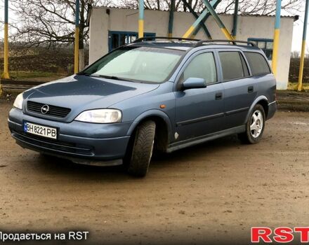 Синий Опель Астра, объемом двигателя 1.4 л и пробегом 360 тыс. км за 2300 $, фото 1 на Automoto.ua