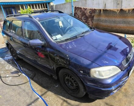 Синій Опель Астра, об'ємом двигуна 1.6 л та пробігом 3 тис. км за 1100 $, фото 1 на Automoto.ua