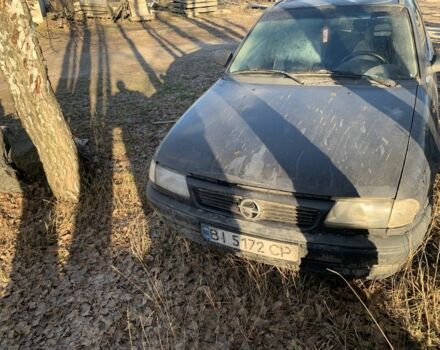 Синий Опель Астра, объемом двигателя 2 л и пробегом 383 тыс. км за 1000 $, фото 2 на Automoto.ua