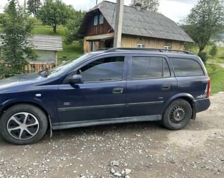 Синий Опель Астра, объемом двигателя 1.6 л и пробегом 434 тыс. км за 2200 $, фото 1 на Automoto.ua