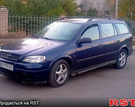 Синий Опель Астра, объемом двигателя 1.6 л и пробегом 280 тыс. км за 2800 $, фото 6 на Automoto.ua