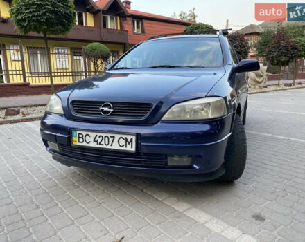 Синий Опель Астра, объемом двигателя 1.7 л и пробегом 380 тыс. км за 3300 $, фото 2 на Automoto.ua