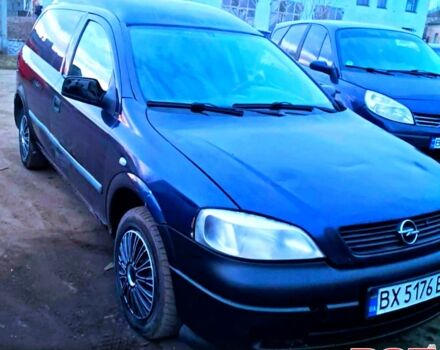 Синий Опель Астра, объемом двигателя 2 л и пробегом 230 тыс. км за 1650 $, фото 3 на Automoto.ua
