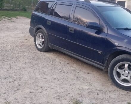 Синий Опель Астра, объемом двигателя 1.7 л и пробегом 447 тыс. км за 2300 $, фото 2 на Automoto.ua