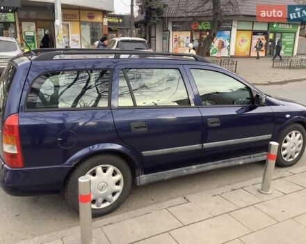 Синий Опель Астра, объемом двигателя 2 л и пробегом 225 тыс. км за 3000 $, фото 5 на Automoto.ua