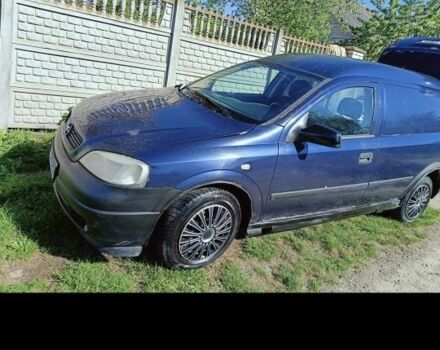 Синий Опель Астра, объемом двигателя 2 л и пробегом 250 тыс. км за 1100 $, фото 3 на Automoto.ua