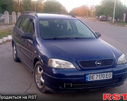 Синий Опель Астра, объемом двигателя 1.6 л и пробегом 280 тыс. км за 2800 $, фото 7 на Automoto.ua