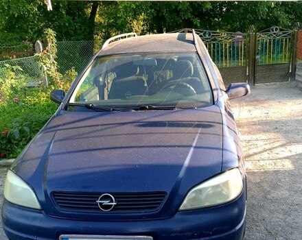 Синий Опель Астра, объемом двигателя 2 л и пробегом 338 тыс. км за 3500 $, фото 1 на Automoto.ua