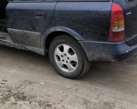 Синий Опель Астра, объемом двигателя 2 л и пробегом 300 тыс. км за 870 $, фото 6 на Automoto.ua