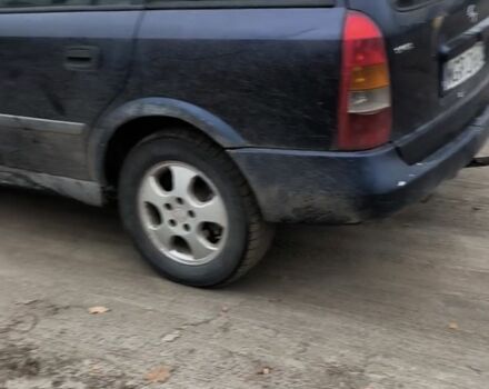 Синий Опель Астра, объемом двигателя 2 л и пробегом 300 тыс. км за 870 $, фото 4 на Automoto.ua