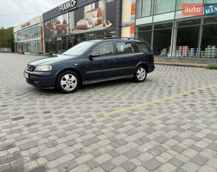 Синий Опель Астра, объемом двигателя 2 л и пробегом 318 тыс. км за 3450 $, фото 2 на Automoto.ua