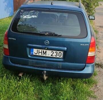 Синій Опель Астра, об'ємом двигуна 2 л та пробігом 300 тис. км за 900 $, фото 2 на Automoto.ua