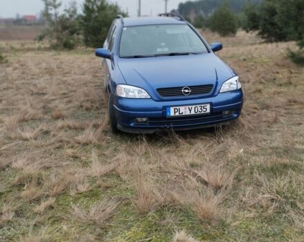 Синий Опель Астра, объемом двигателя 1.2 л и пробегом 200 тыс. км за 1500 $, фото 1 на Automoto.ua