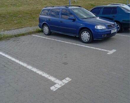 Синий Опель Астра, объемом двигателя 1.2 л и пробегом 200 тыс. км за 1500 $, фото 2 на Automoto.ua