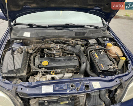 Синий Опель Астра, объемом двигателя 1.69 л и пробегом 353 тыс. км за 3500 $, фото 12 на Automoto.ua