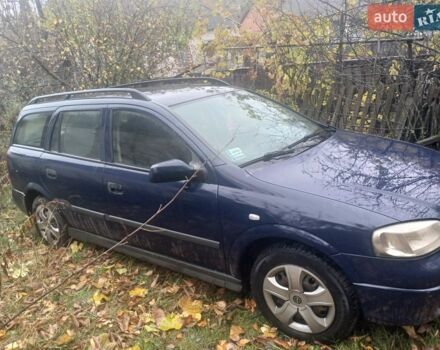 Синий Опель Астра, объемом двигателя 1.7 л и пробегом 330 тыс. км за 3200 $, фото 4 на Automoto.ua