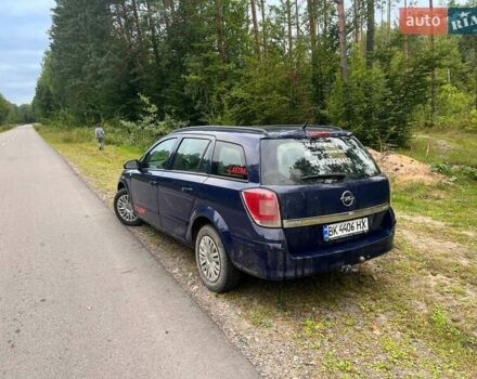 Синий Опель Астра, объемом двигателя 1.7 л и пробегом 240 тыс. км за 3750 $, фото 3 на Automoto.ua