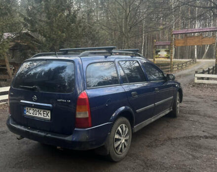Синий Опель Астра, объемом двигателя 1.6 л и пробегом 341 тыс. км за 3200 $, фото 5 на Automoto.ua
