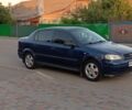 Синий Опель Астра, объемом двигателя 1 л и пробегом 260 тыс. км за 3400 $, фото 1 на Automoto.ua