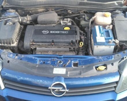 Синий Опель Астра, объемом двигателя 1.6 л и пробегом 188 тыс. км за 4600 $, фото 5 на Automoto.ua