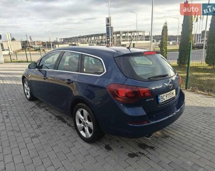 Синий Опель Астра, объемом двигателя 2 л и пробегом 280 тыс. км за 7300 $, фото 1 на Automoto.ua