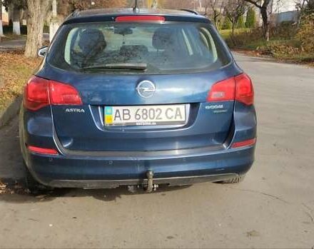 Синий Опель Астра, объемом двигателя 1.3 л и пробегом 270 тыс. км за 6200 $, фото 3 на Automoto.ua