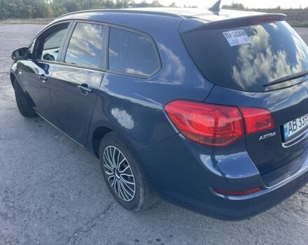 Синий Опель Астра, объемом двигателя 1.7 л и пробегом 220 тыс. км за 7200 $, фото 2 на Automoto.ua