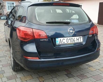 Синий Опель Астра, объемом двигателя 1.7 л и пробегом 230 тыс. км за 6700 $, фото 1 на Automoto.ua