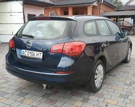 Синий Опель Астра, объемом двигателя 1.7 л и пробегом 230 тыс. км за 6700 $, фото 2 на Automoto.ua