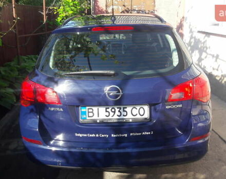 Синий Опель Астра, объемом двигателя 1.2 л и пробегом 203 тыс. км за 7500 $, фото 2 на Automoto.ua