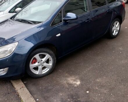 Синий Опель Астра, объемом двигателя 1.4 л и пробегом 290 тыс. км за 5900 $, фото 1 на Automoto.ua