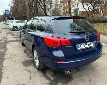 Синий Опель Астра, объемом двигателя 2 л и пробегом 278 тыс. км за 6350 $, фото 4 на Automoto.ua