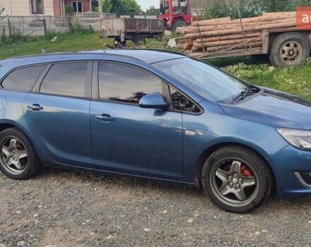 Синий Опель Астра, объемом двигателя 1.3 л и пробегом 265 тыс. км за 6000 $, фото 5 на Automoto.ua