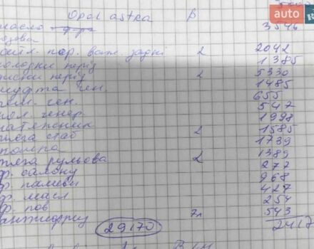 Синий Опель Астра, объемом двигателя 1.7 л и пробегом 289 тыс. км за 7399 $, фото 8 на Automoto.ua