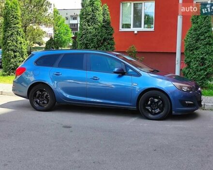 Синий Опель Астра, объемом двигателя 1.7 л и пробегом 289 тыс. км за 7399 $, фото 1 на Automoto.ua