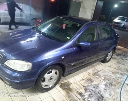 Синий Опель Астра, объемом двигателя 1.8 л и пробегом 266 тыс. км за 1549 $, фото 1 на Automoto.ua