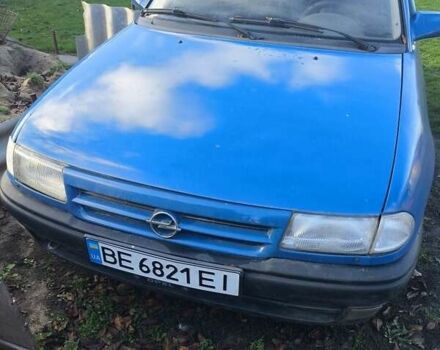 Синій Опель Астра, об'ємом двигуна 1.4 л та пробігом 200 тис. км за 2000 $, фото 1 на Automoto.ua
