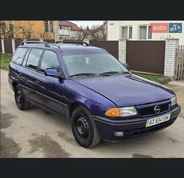 Синій Опель Астра, об'ємом двигуна 1.6 л та пробігом 260 тис. км за 1700 $, фото 1 на Automoto.ua