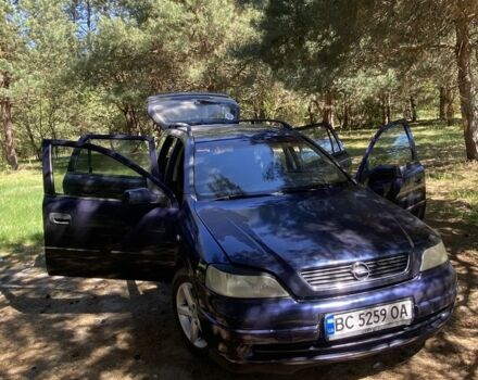 Синий Опель Астра, объемом двигателя 2 л и пробегом 327 тыс. км за 2550 $, фото 1 на Automoto.ua